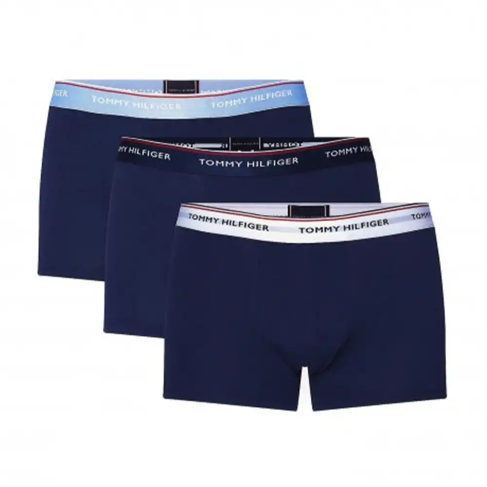 Boxer homme Tommy Jeans Pack x3 unlimited logo Bleu - ZESHOES