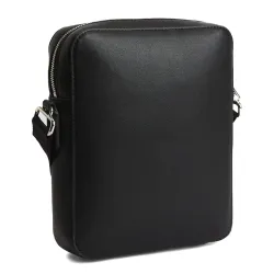 Pochette homme Calvin Klein Logo gravé Noir - ZESHOES