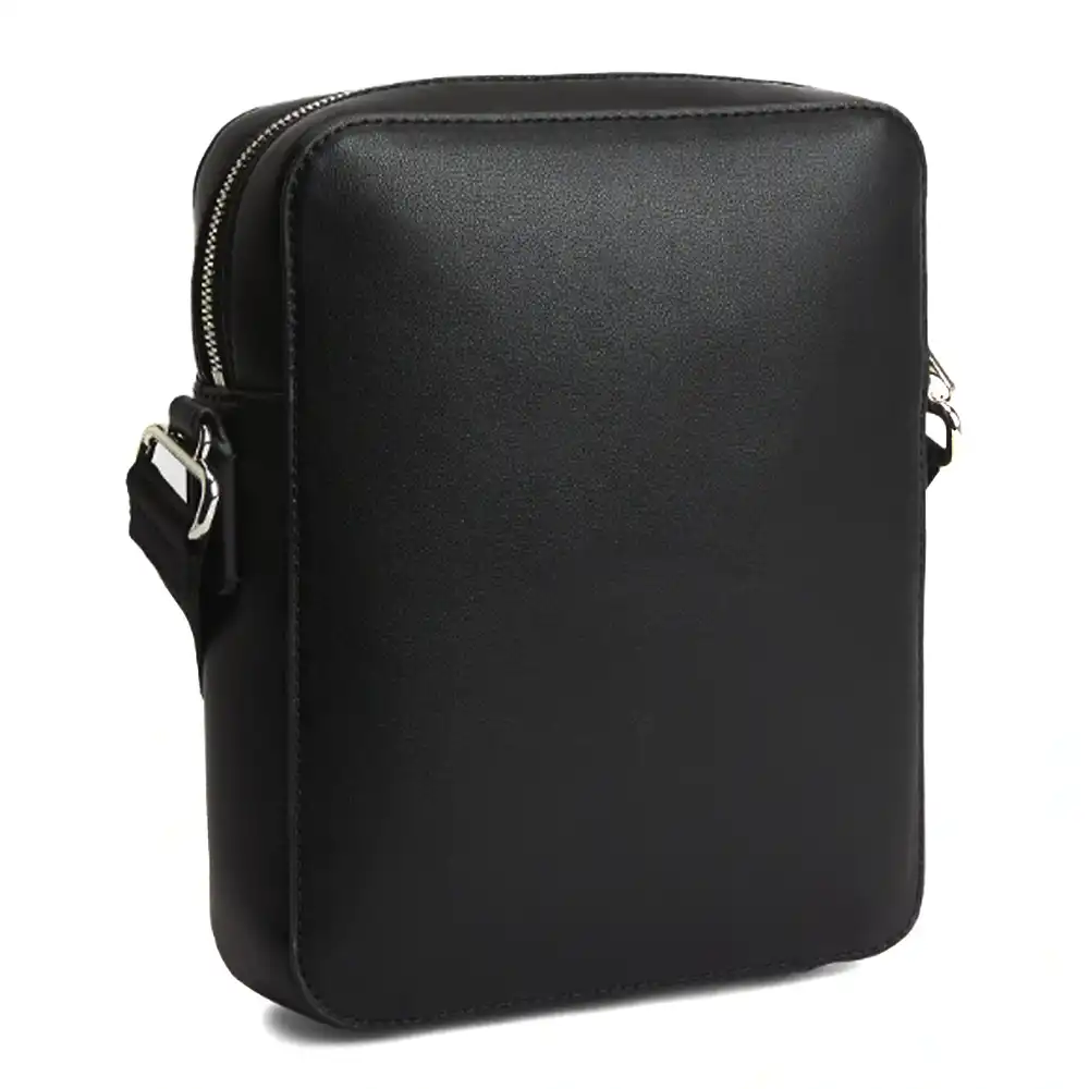 Pochette homme Calvin Klein Logo gravé Noir - ZESHOES