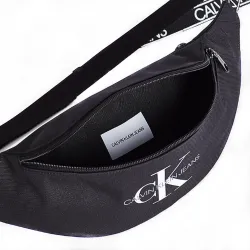 Sac banane homme Calvin Klein Big logo Noir - ZESHOES