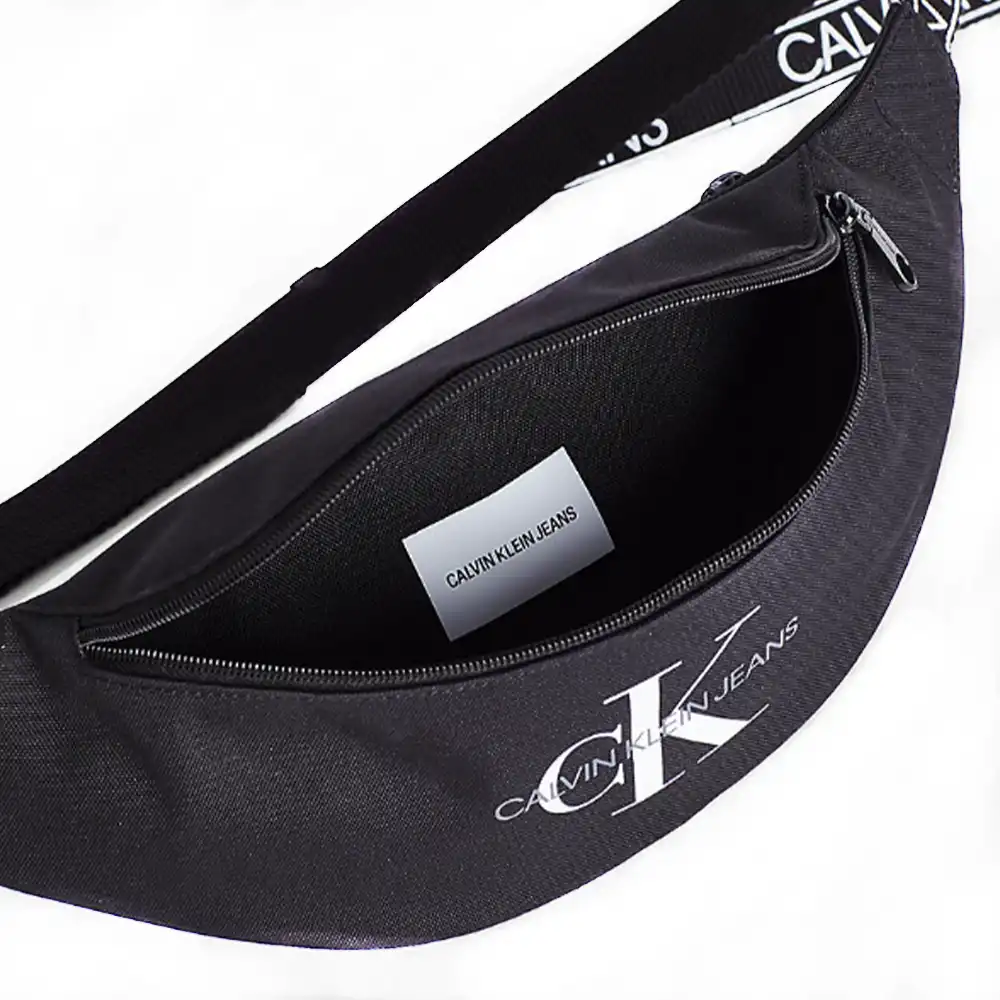 Sac banane homme Calvin Klein Big logo Noir - ZESHOES