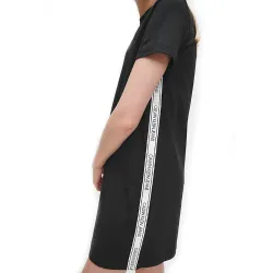 Robe femme Calvin Klein Galon orne du logo Noir - ZESHOES