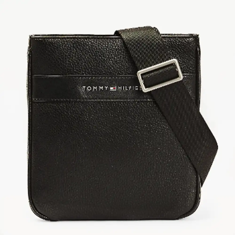 Pochette homme Tommy Jeans Little logo Noir - ZESHOES