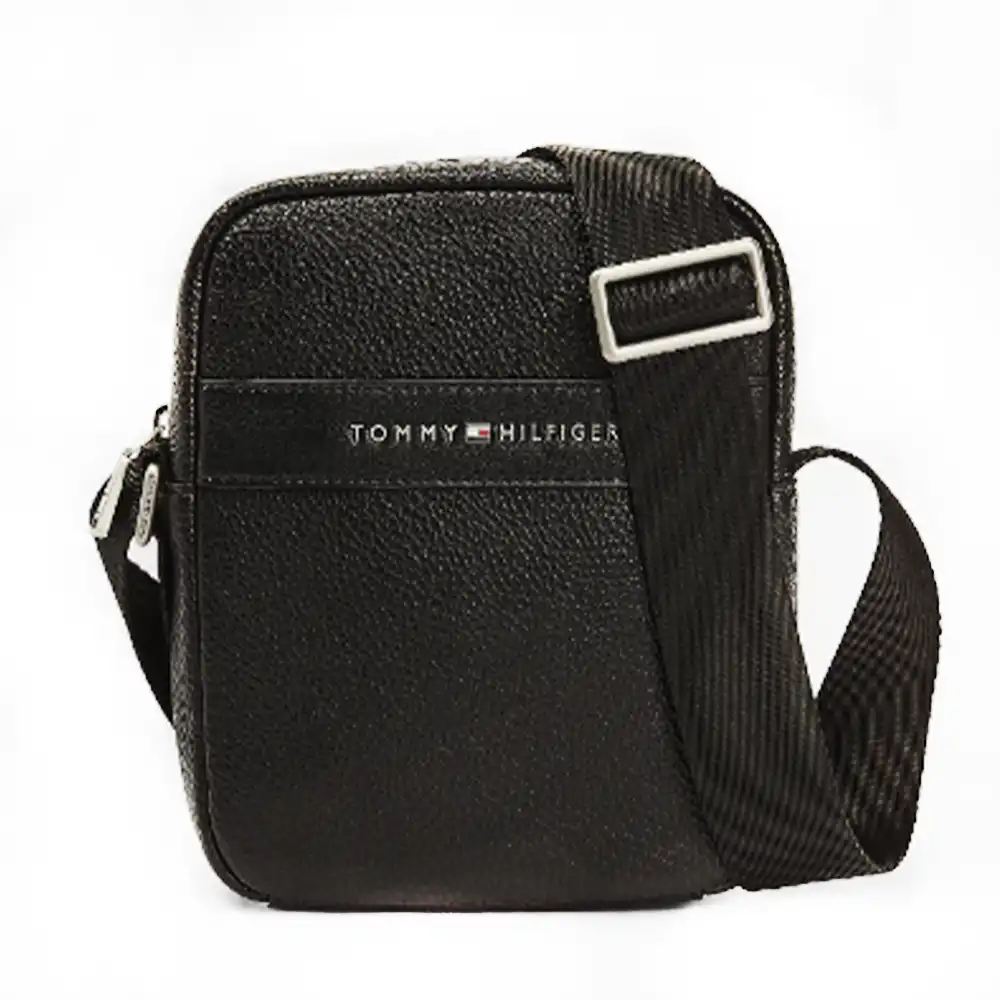 Pochette homme Tommy Jeans Little front logo Noir - ZESHOES