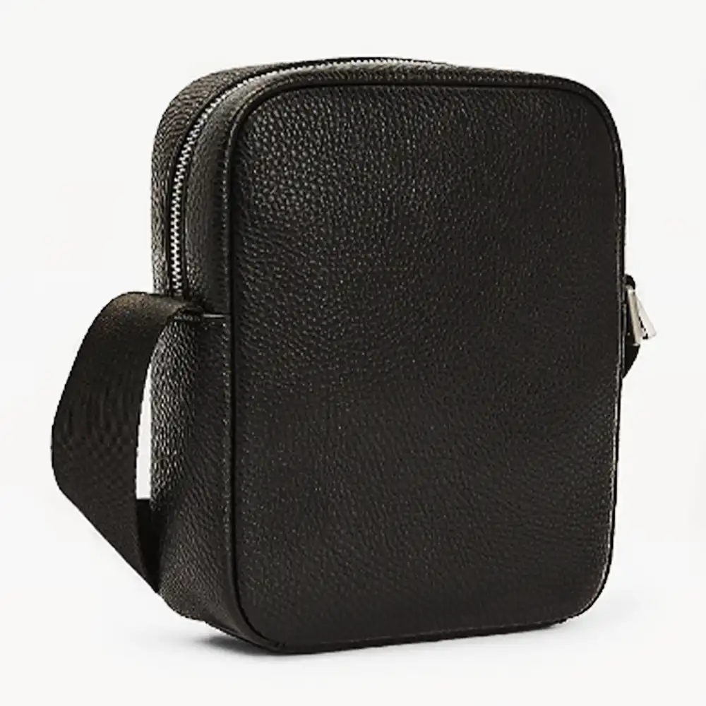 Pochette homme Tommy Jeans Little front logo Noir - ZESHOES