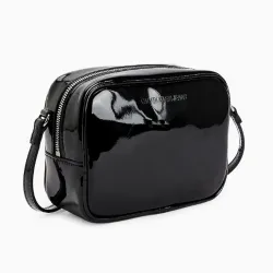 Pochette femme Calvin Klein Logo gravé Noir - ZESHOES