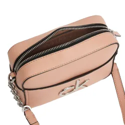 Sac a main femme Calvin Klein Big logo gold Rose - ZESHOES