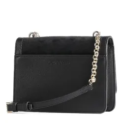 Sac bandoulière femme Calvin Klein gold logo Noir - ZESHOES Sac bandoulière femme Calvin Klein gold logo Noir - ZESHOES