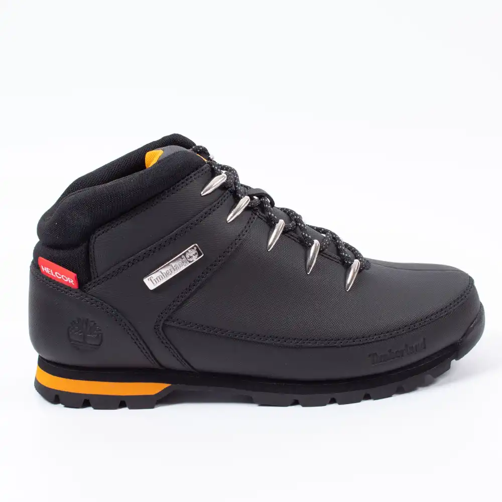 Bottine homme Timberland Euro sprint mid hiker Noir - ZESHOES Bottine homme Timberland Euro sprint mid hiker Noir - ZESHOES