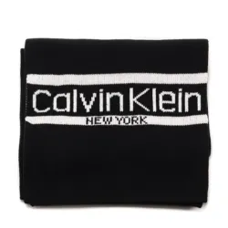 Echarpe homme Calvin Klein Logo New York Noir - ZESHOES