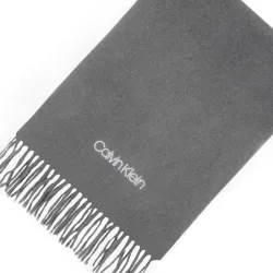 Echarpe homme Calvin Klein Little logo Gris - ZESHOES