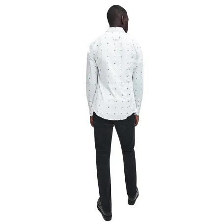 Chemise manches longues homme Calvin Klein Blanc Unlimited logo