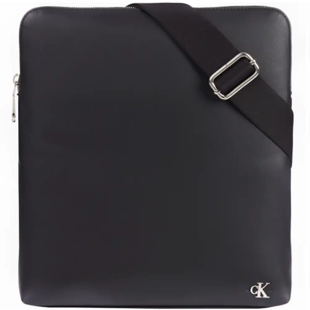 Sac a bandouliere homme Calvin Klein Flatpack Noir - ZESHOES