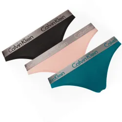 String femme Calvin Klein Pack x3 thong Multicolor - ZESHOES