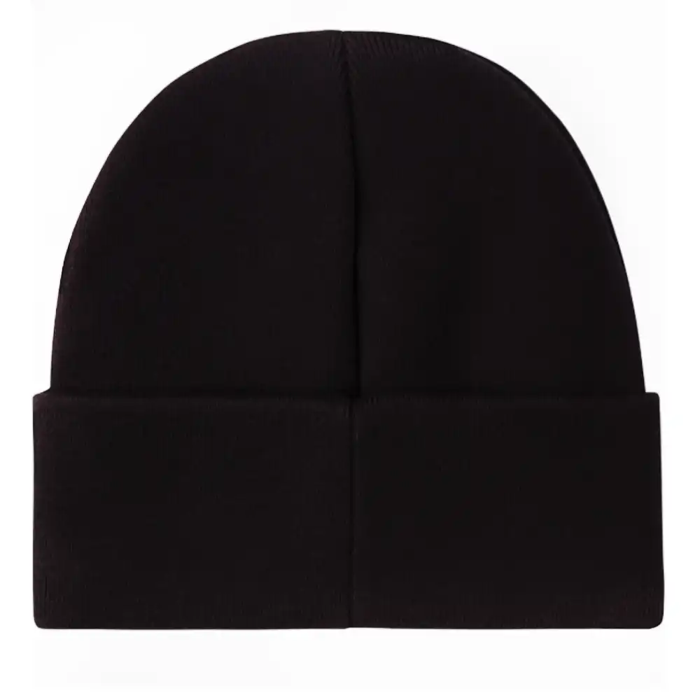 Bonnet homme Calvin Klein Beanie double logo Noir - ZESHOES