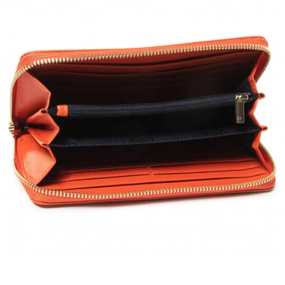 Portefeuille femme Tommy Jeans Front logo Orange - ZESHOES Portefeuille femme Tommy Jeans Front logo Orange - ZESHOES