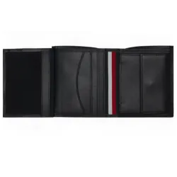 Portefeuille homme Tommy Jeans Business trifold Noir - ZESHOES