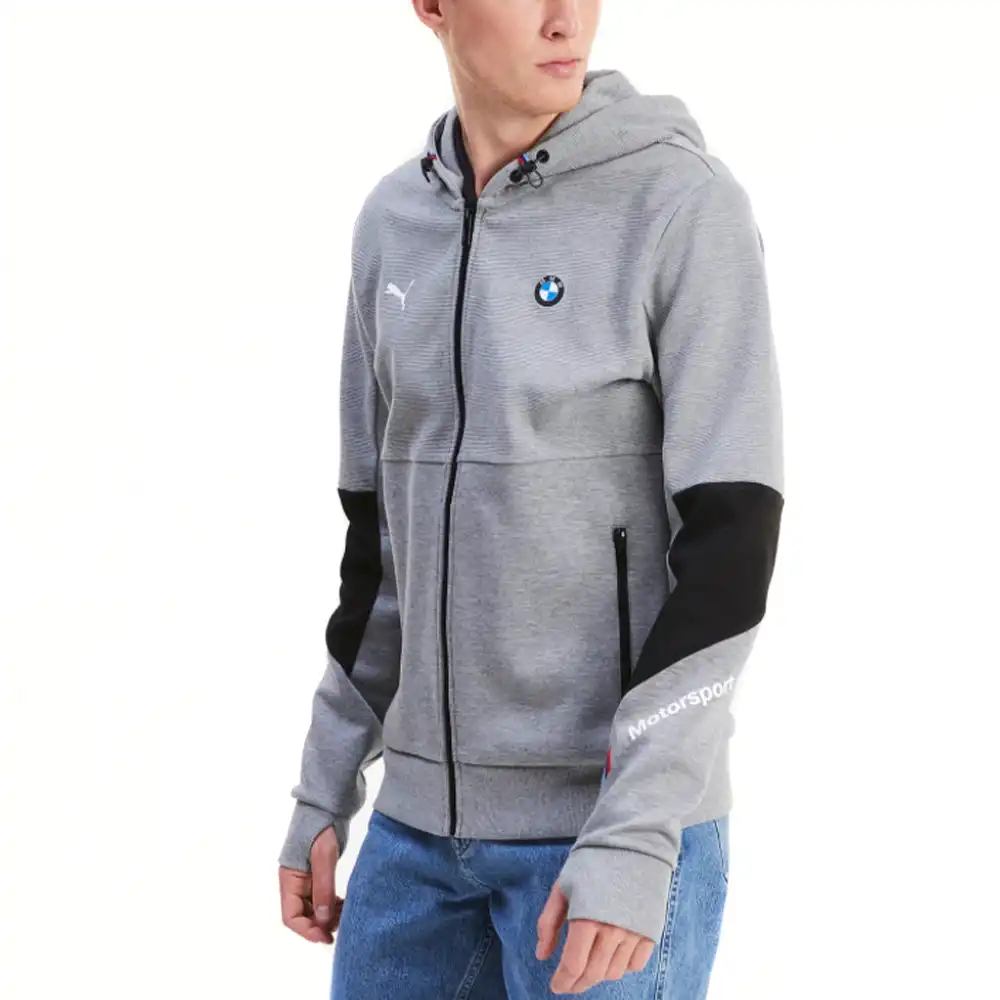 Sweat capuche homme Puma Bmw motorsport Gris - ZESHOES