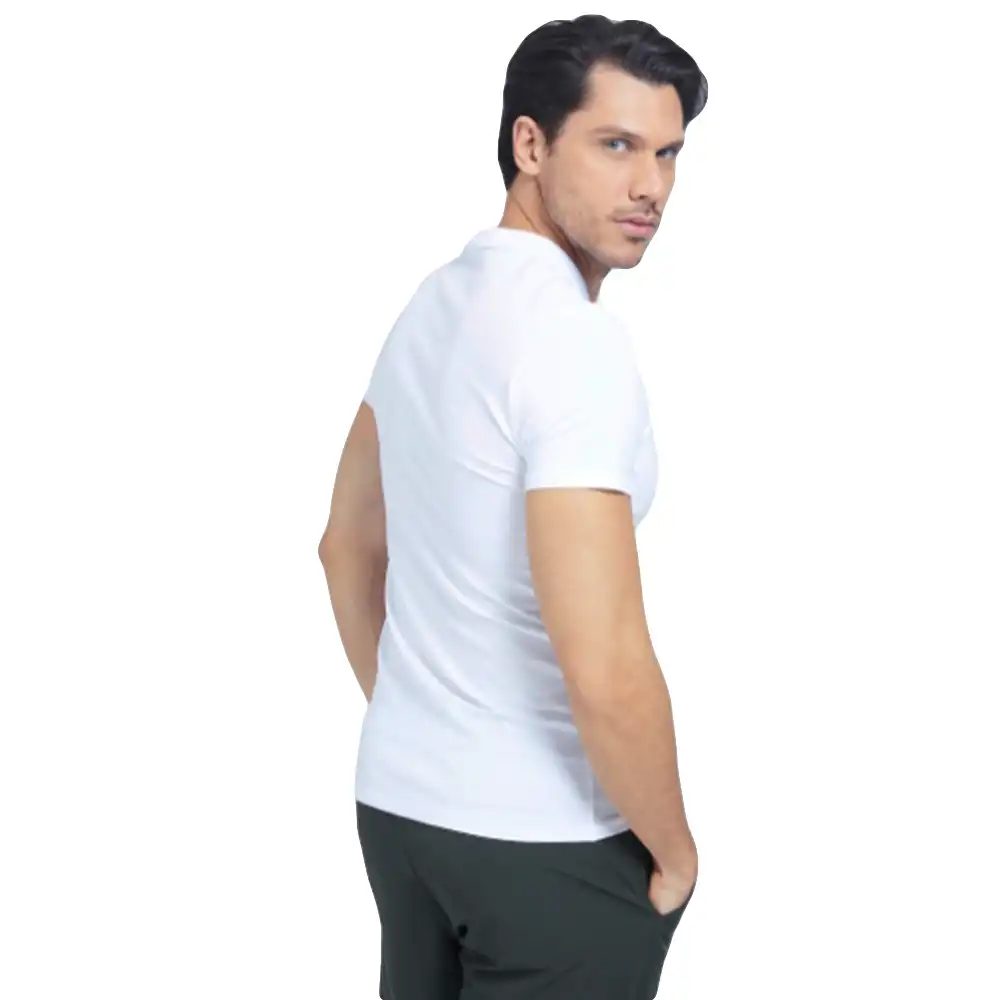 T shirt manche courte homme Guess Super slim Blanc - ZESHOES T shirt manche courte homme Guess Super slim Blanc - ZESHOES