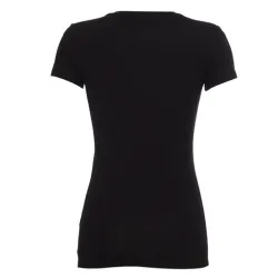 Tee shirt manche courte femme Guess Big logo Noir - ZESHOES