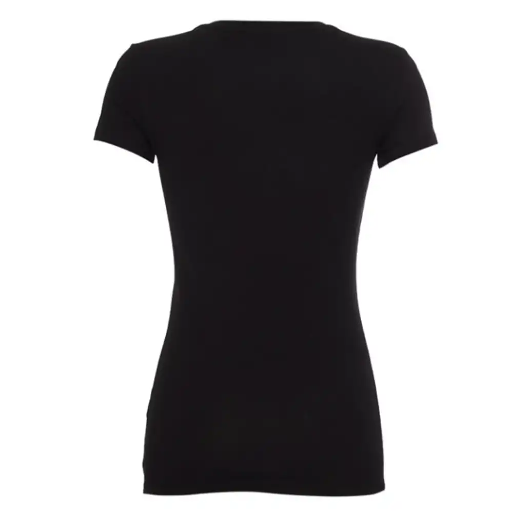 Tee shirt manche courte femme Guess Big logo Noir - ZESHOES
