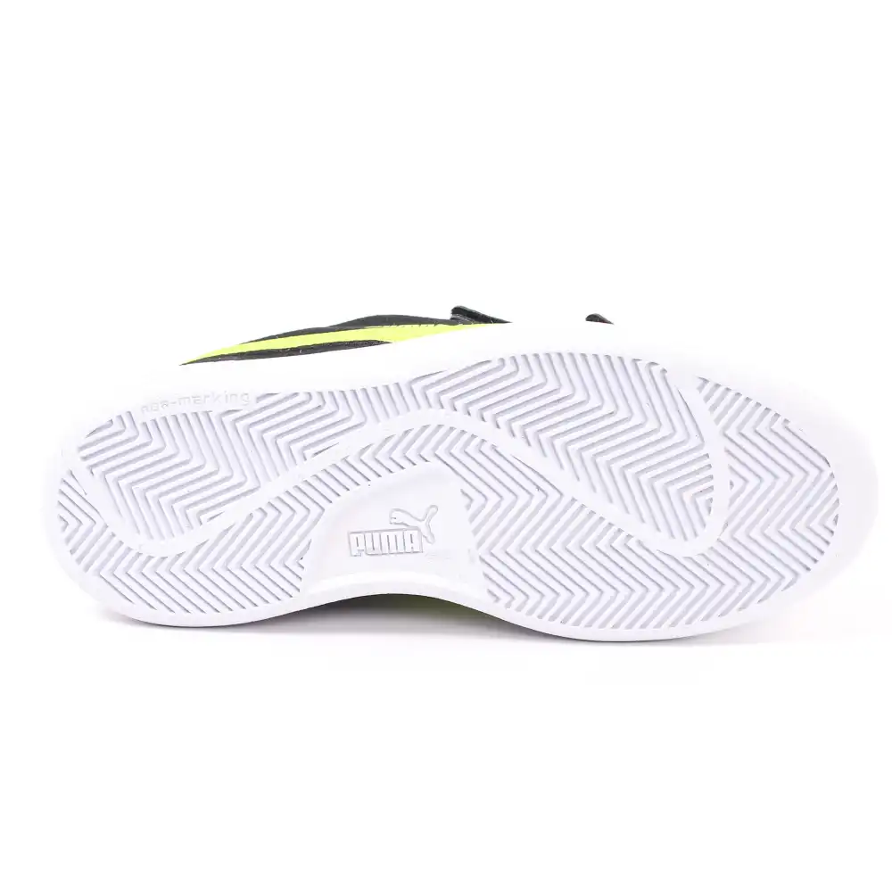 Basket basse garcon Puma Smash v2 Noir - ZESHOES Basket basse garcon Puma Smash v2 Noir - ZESHOES