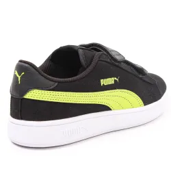 Basket basse garcon Puma Smash v2 Noir - ZESHOES Basket basse garcon Puma Smash v2 Noir - ZESHOES