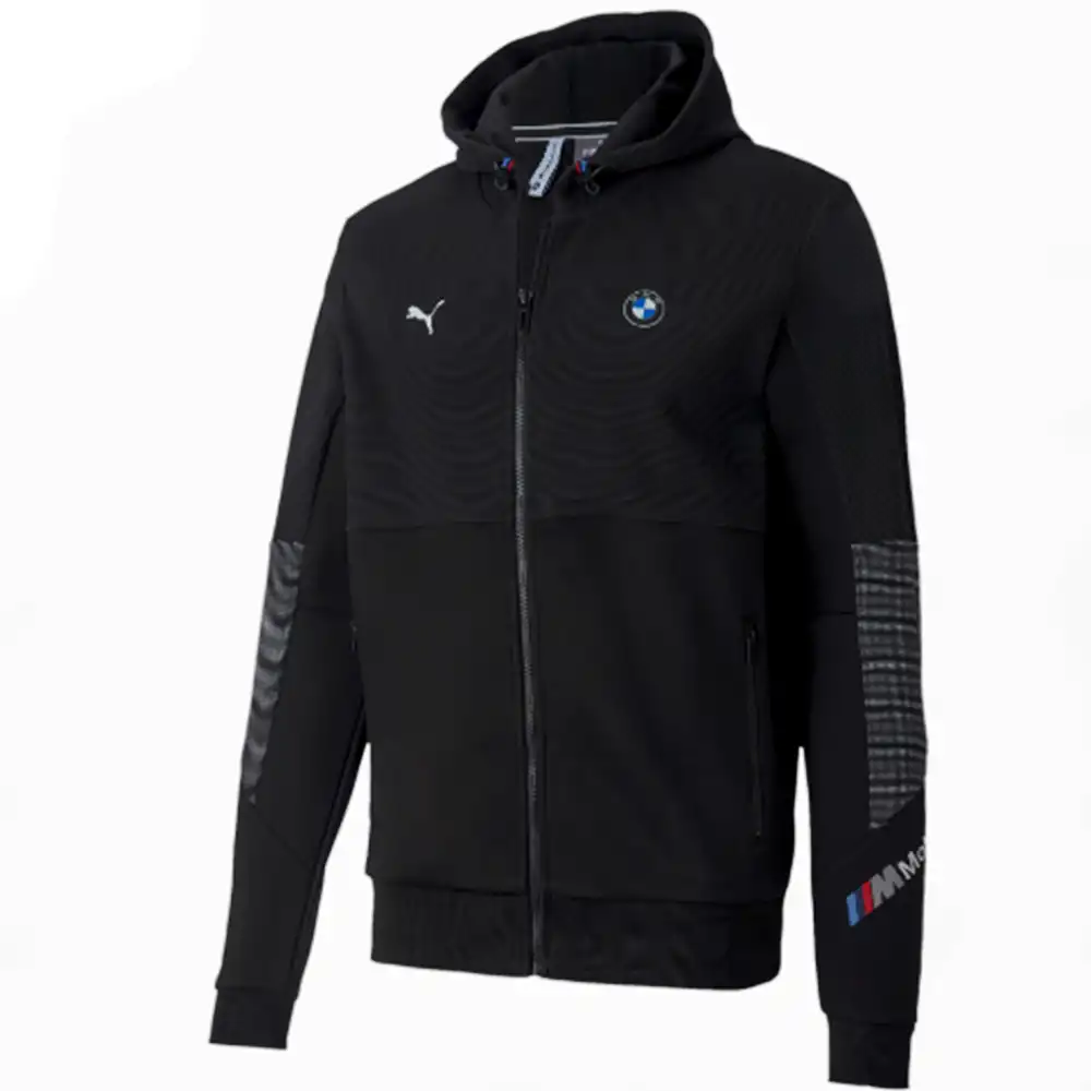 Veste de survêtement homme Puma Molletonné bmw Noir - ZESHOES Veste de survêtement homme Puma Molletonné bmw Noir - ZESHOES