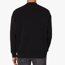 Sweat shirt homme Calvin Klein Fashion mock neck Noir - ZESHOES Sweat shirt homme Calvin Klein Fashion mock neck Noir - ZESHOES