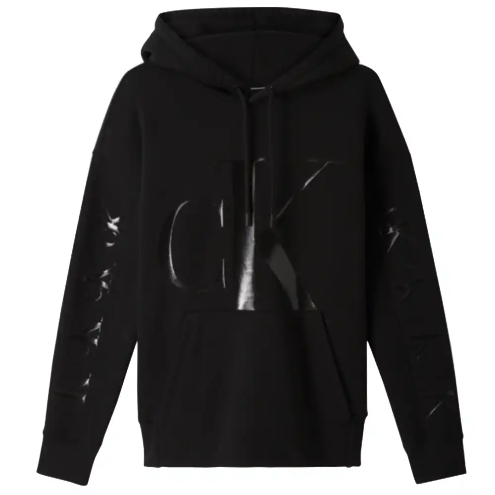 Sweat zippé homme Calvin Klein Eco fashion Noir - ZESHOES