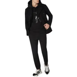 Sweat zippé homme Calvin Klein Eco fashion Noir - ZESHOES