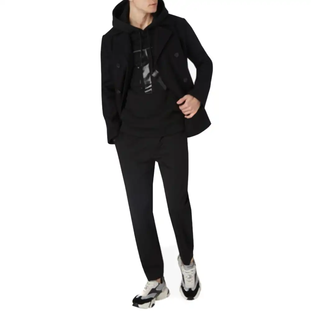 Sweat zippé homme Calvin Klein Eco fashion Noir - ZESHOES