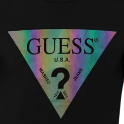 T shirt manche courte homme Guess Shades Noir - ZESHOES
