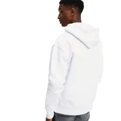 Sweat capuche homme Tommy Jeans Badge hoodie Blanc - ZESHOES