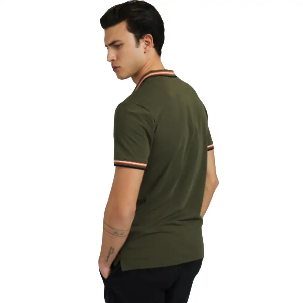 Polo manche courte Guess Nolan Vert - ZESHOES