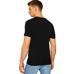 T shirt manche courte homme Guess Super slim v Noir - ZESHOES T shirt manche courte homme Guess Super slim v Noir - ZESHOES