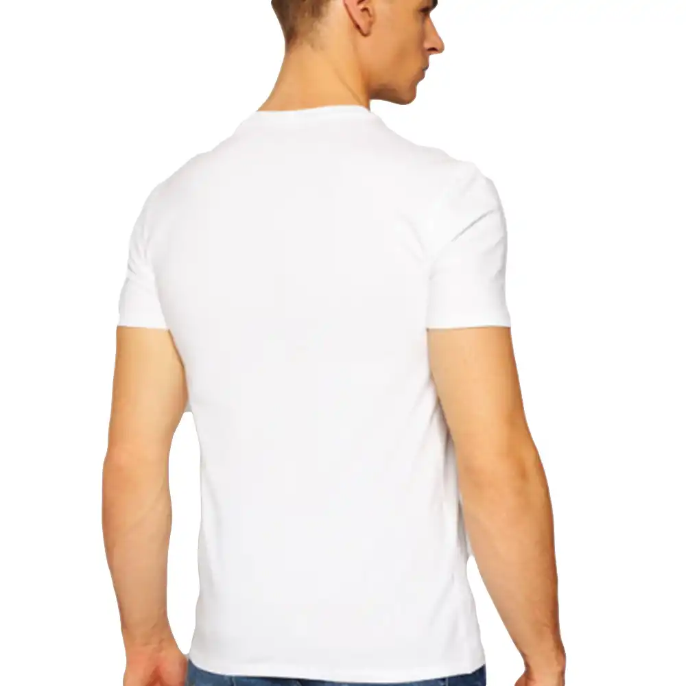 T shirt manche courte homme Guess Super slim v Blanc - ZESHOES T shirt manche courte homme Guess Super slim v Blanc - ZESHOES