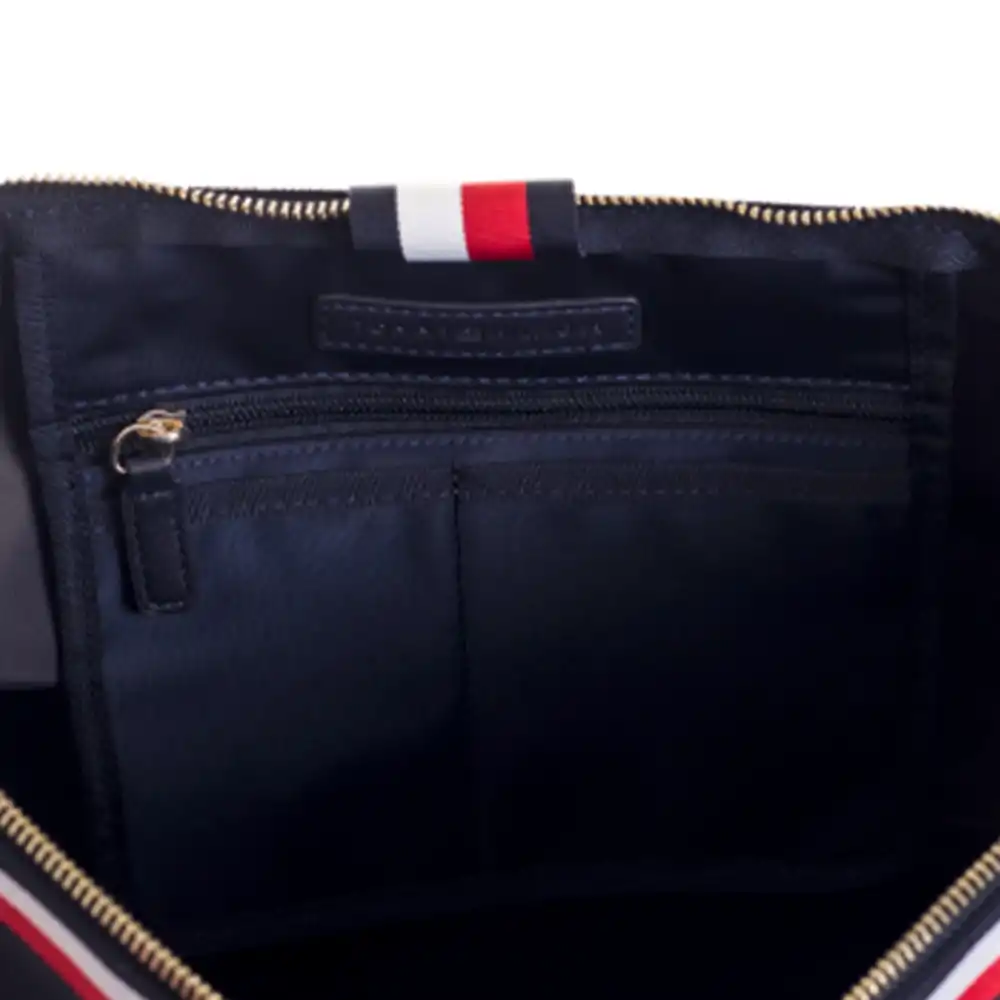 Sac a main femme Tommy Jeans Poppy tote corp Bleu - ZESHOES