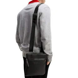 Pochette homme Tommy Jeans Essential crossover Noir - ZESHOES