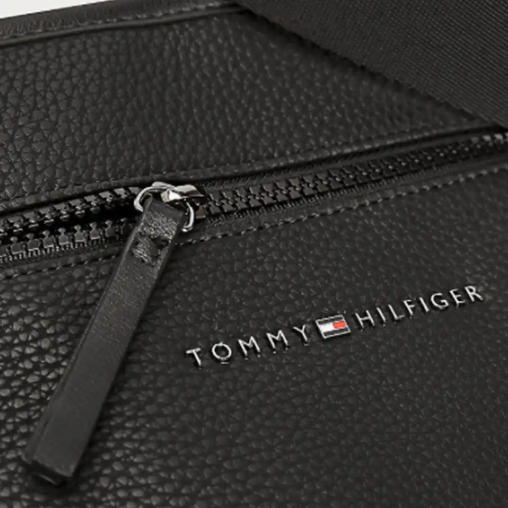Pochette homme Tommy Jeans Essential crossover Noir - ZESHOES