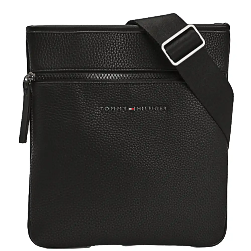 Pochette homme Tommy Jeans Essential crossover Noir - ZESHOES