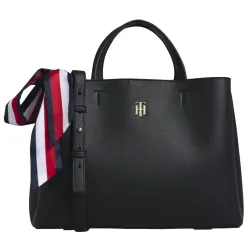 Sac a main femme Tommy Jeans Charming satchel Noir - ZESHOES