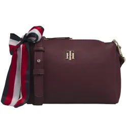 Pochette femme Tommy Jeans Charming crossover Bordeaux - ZESHOES Pochette femme Tommy Jeans Charming crossover Bordeaux - ZESHOES