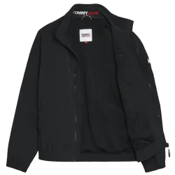 Blouson homme Tommy Jeans Essential casual bomber Noir - ZESHOES Blouson homme Tommy Jeans Essential casual bomber Noir - ZESHOES