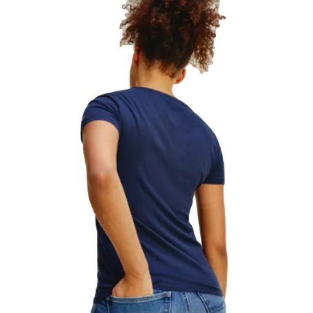 Produits victimes de leur succès Tommy Jeans Bleu Essential skinny logo  