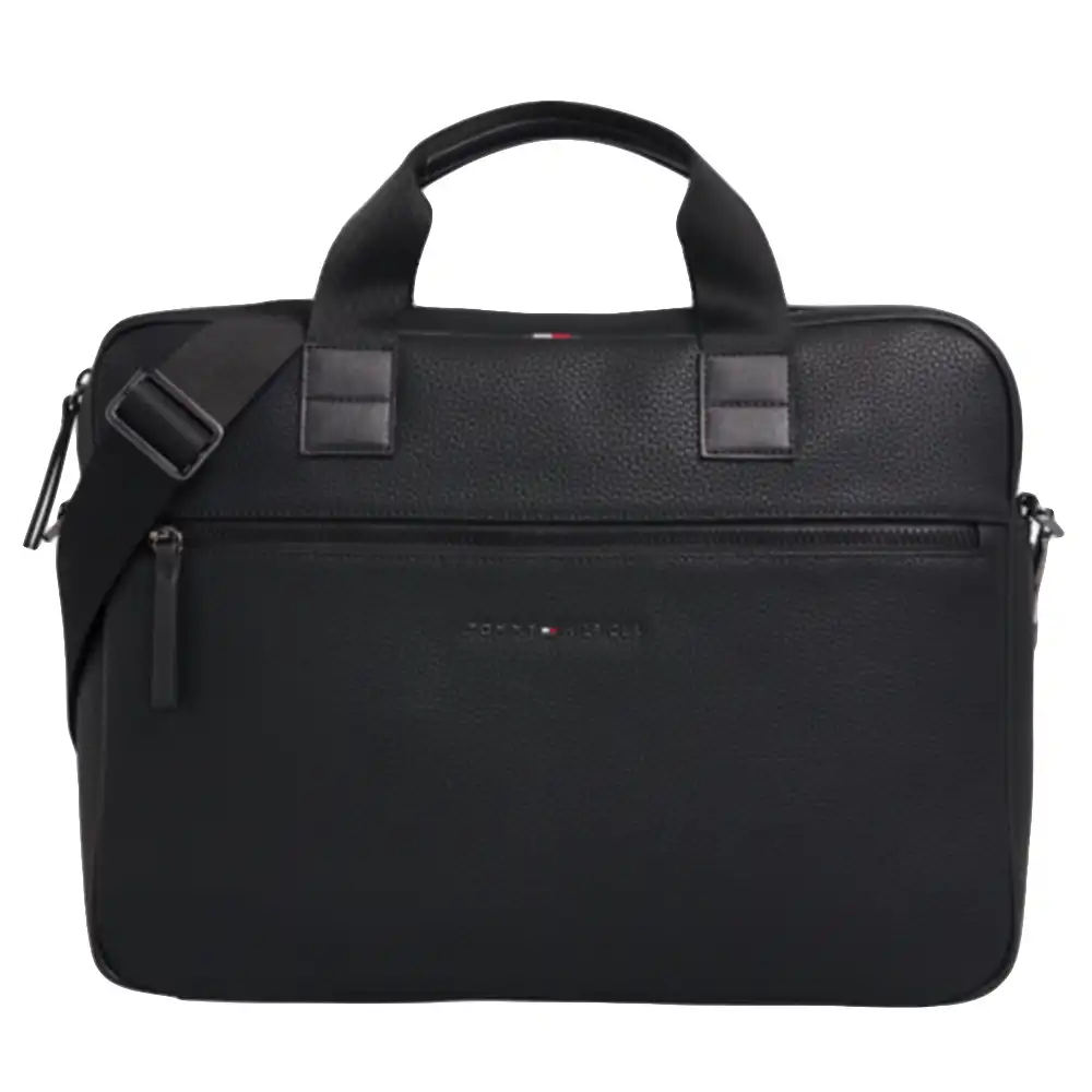 Sacoche ordinateur homme Tommy Jeans Essential computer bag Noir - ZESHOES