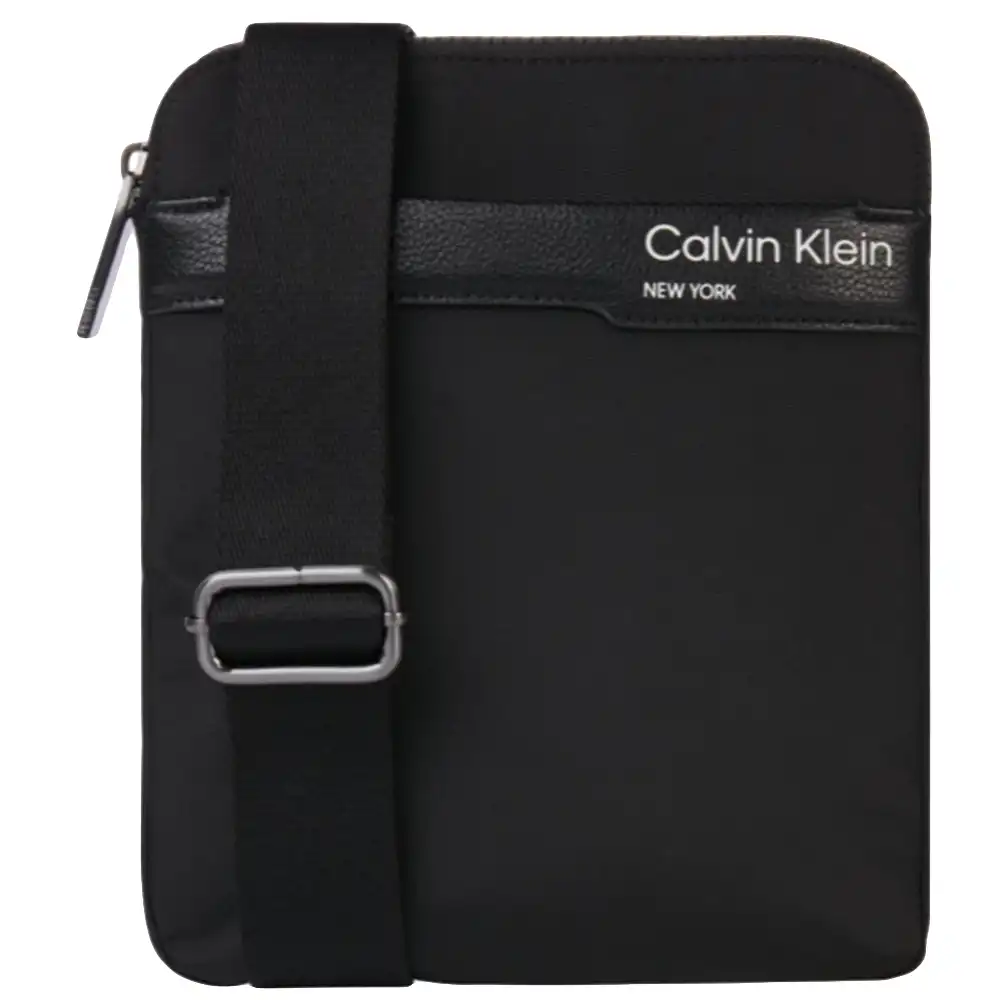 Pochette homme Calvin Klein Flat pack Noir - ZESHOES