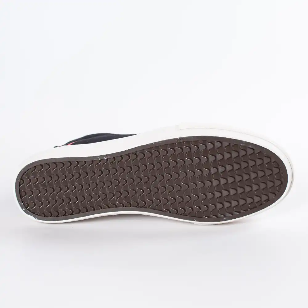 Basket de ville basse femme Guess Classic logo triangle Noir - ZESHOES