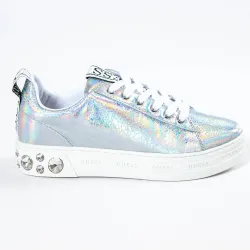 Basket basse femme Guess Ritlel Argent - ZESHOES