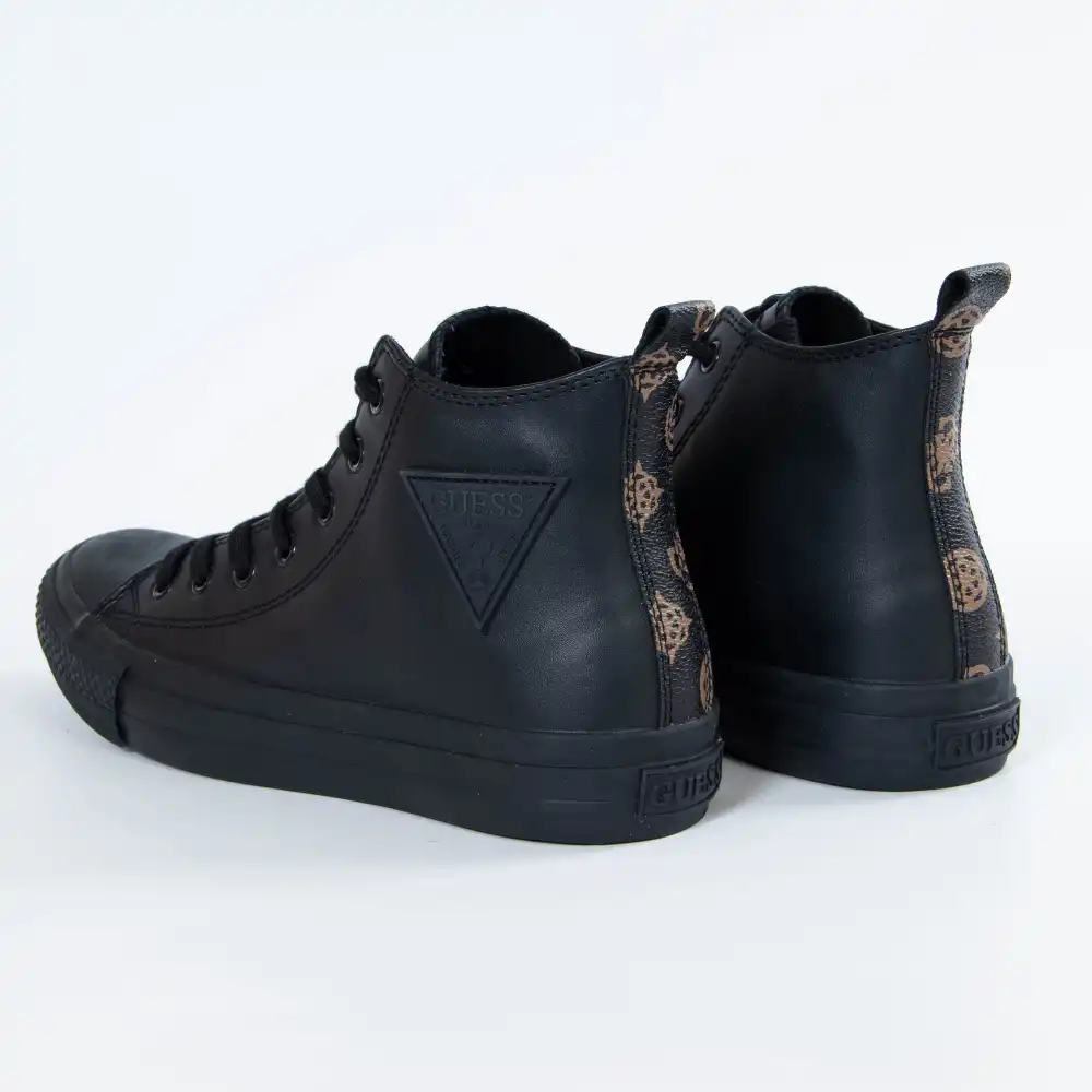 Basket montante femme Guess Niaele Noir - ZESHOES